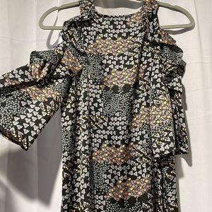 Fabrik women size S cold shoulder dress NWT